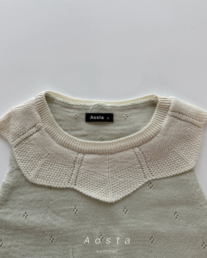 【PREORDER受付終了、ご希望はお問い合わせください。】23.Knit Frill T