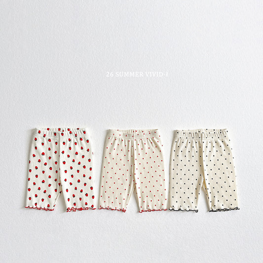【PREORDER受付終了、ご希望はお問い合わせください。】41.Strawberry Dot Leggings