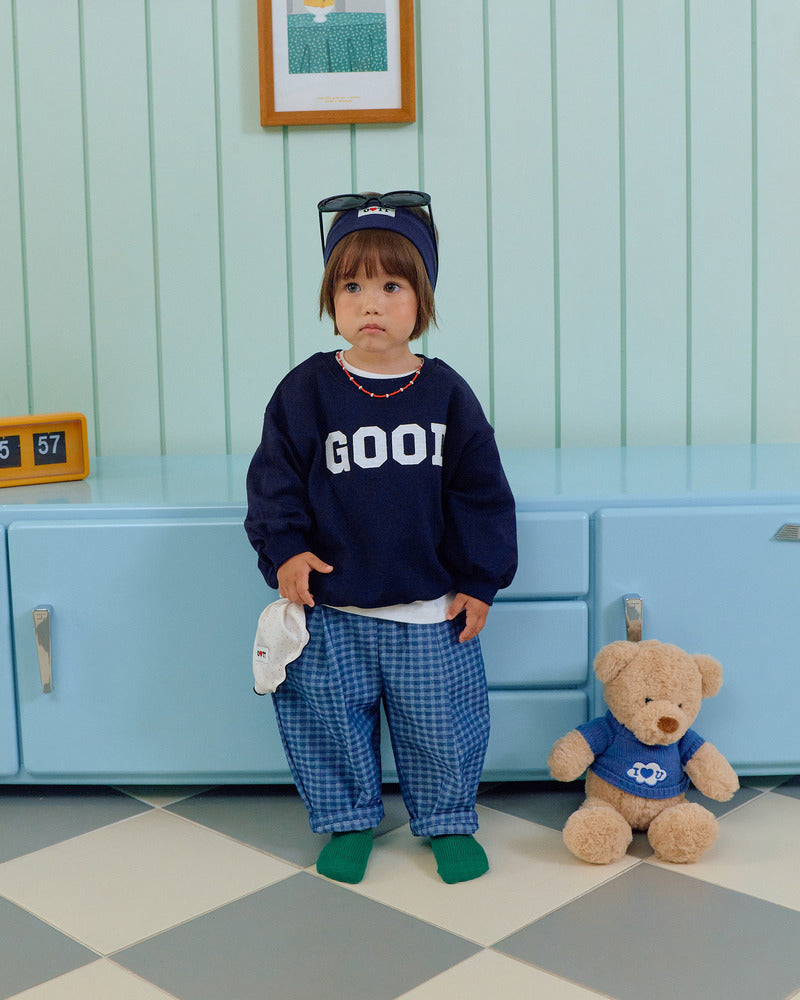 【PRE-ODER〆8.9(sun)】48.Denim Check Pants | oottbebe