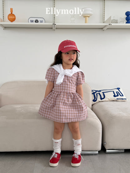 【PREORDER 4日間限定】41.Mellow Check Dress