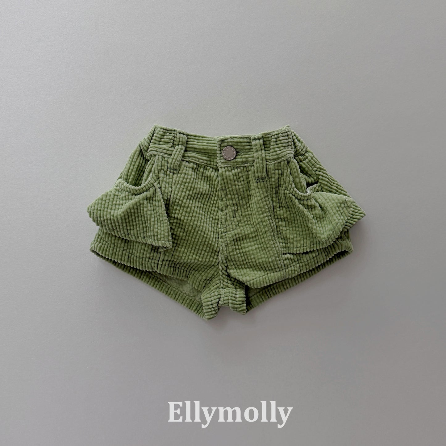 【PRE-ODER〆8.9(sun)】57.Bibi Frill Corduroy Pants | ellymolly