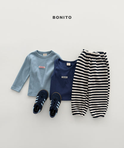 29.Waffle Stripe Jogger Pants