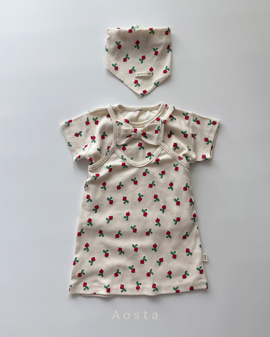 【PREORDER受付終了、ご希望はお問い合わせください。】6.Lip Ribbon Dress