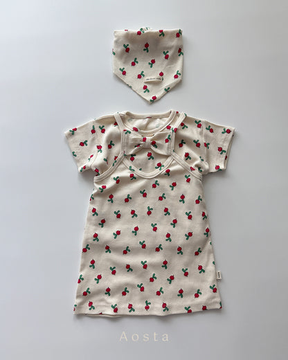 【PREORDER受付終了、ご希望はお問い合わせください。】6.Lip Ribbon Dress