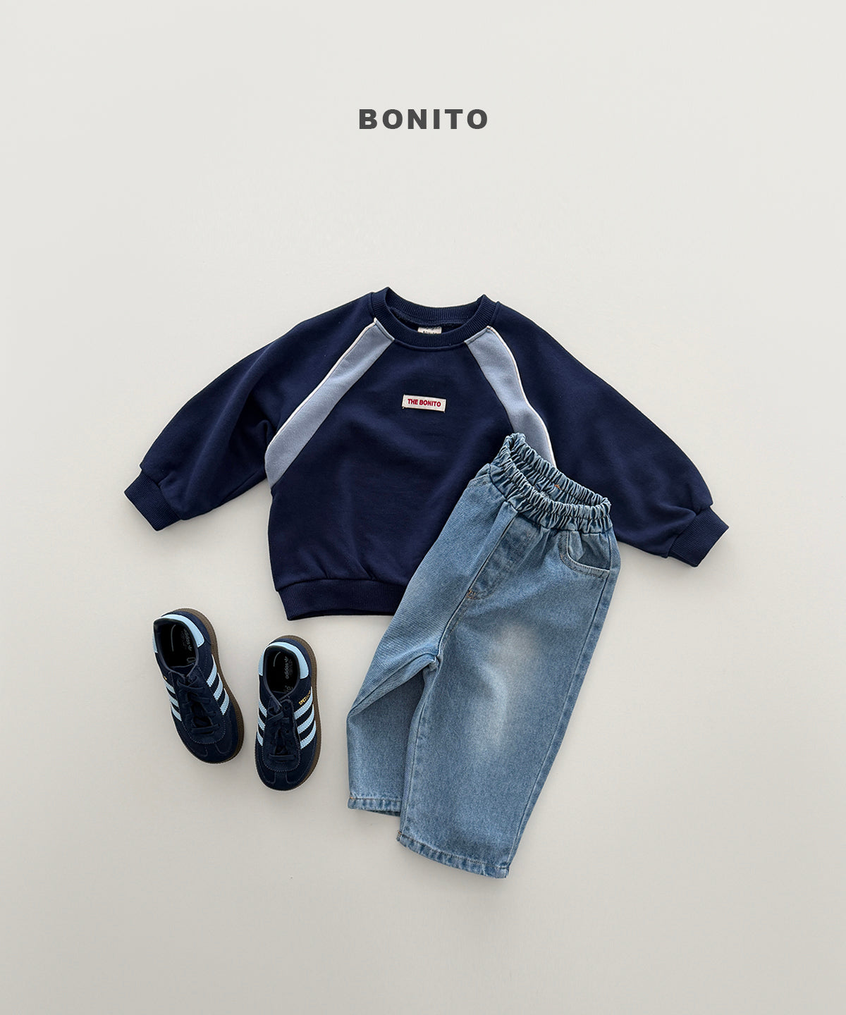 05.Brushed Denim Pants