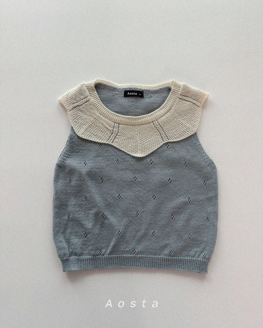 【PREORDER受付終了、ご希望はお問い合わせください。】23.Knit Frill T