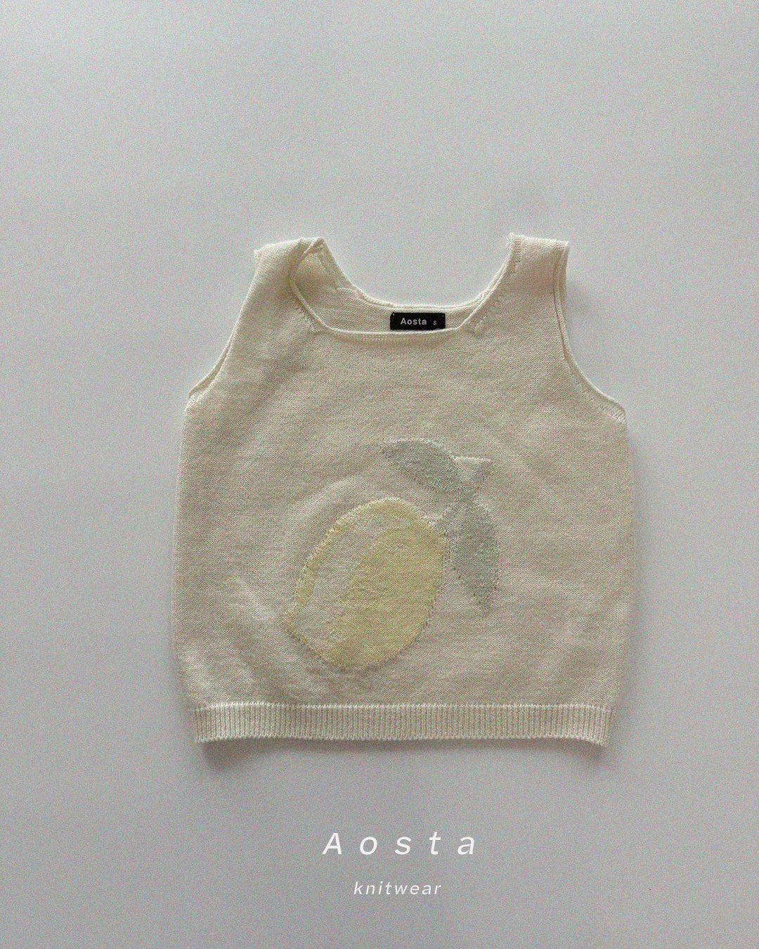 【PREORDER受付終了、ご希望はお問い合わせください。】19.Knit Fruit Vest
