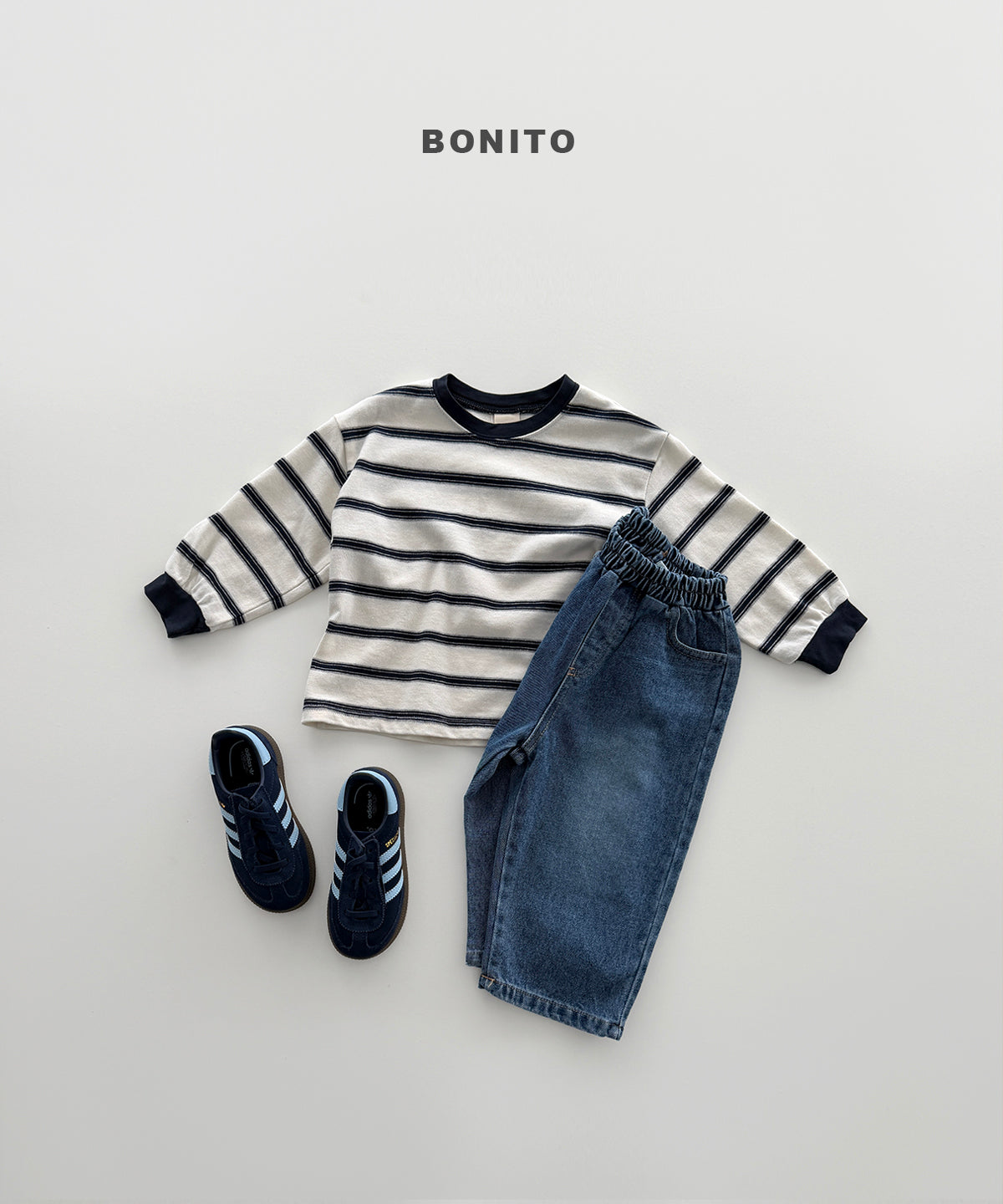 19.Haru Stripe Ribbed T-Shirt