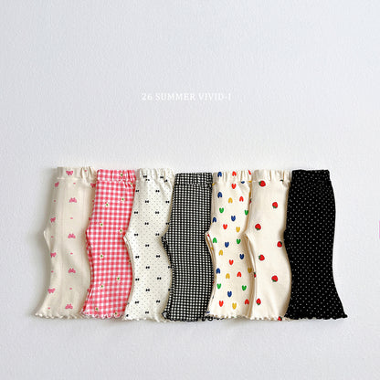 【PREORDER受付終了、ご希望はお問い合わせください。】30.Pattern Bell 7分丈 Pants