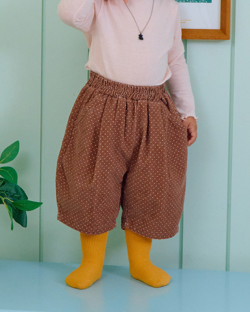 【PRE-ODER〆8.9(sun)】45.Petit Dot Pumpkin Pants – 6/10 Length | oottbebe