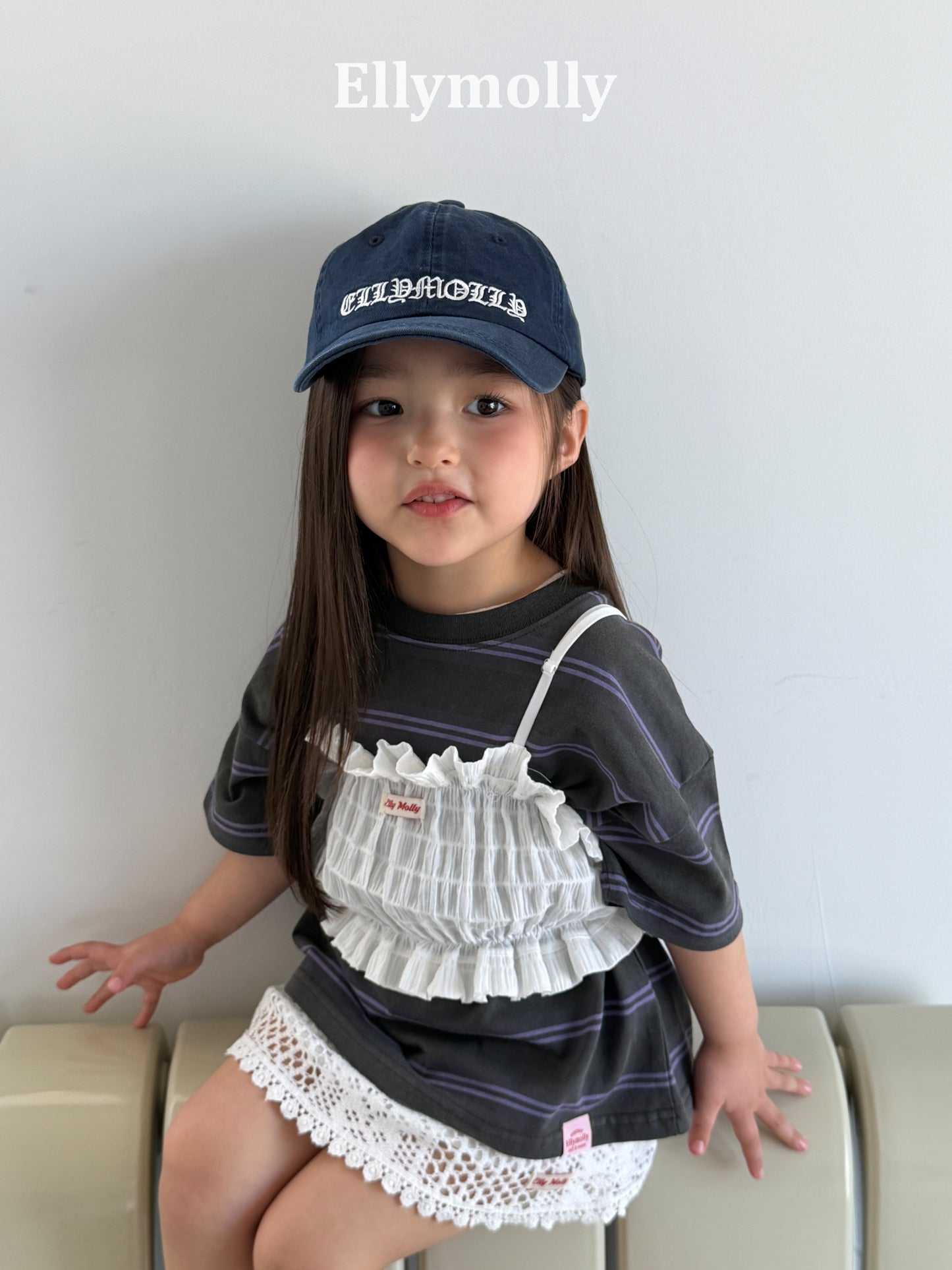 【PREORDER 4日間限定】3.Washed Stripe Box T-Shirt