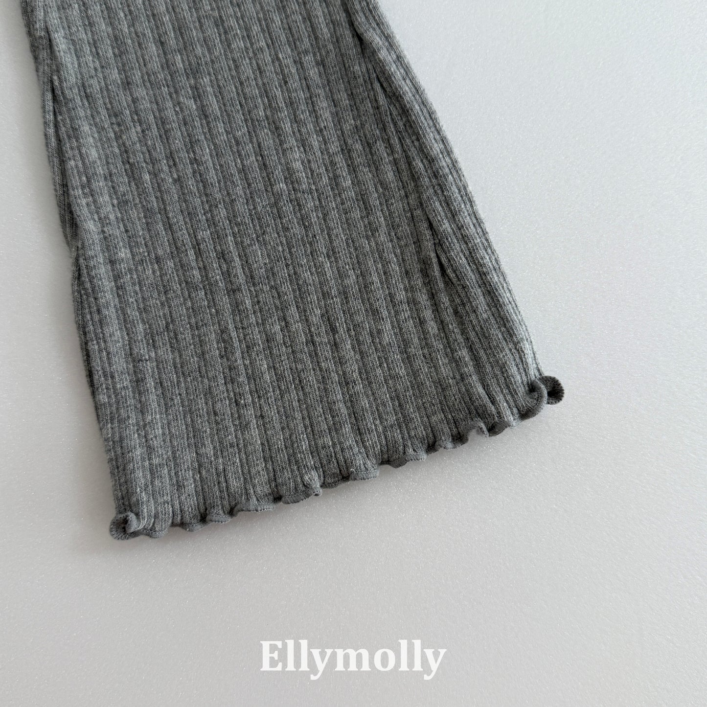 【PRE-ODER〆8.9(sun)】40.Chunky Ribbed Bootcut Pants | ellymolly