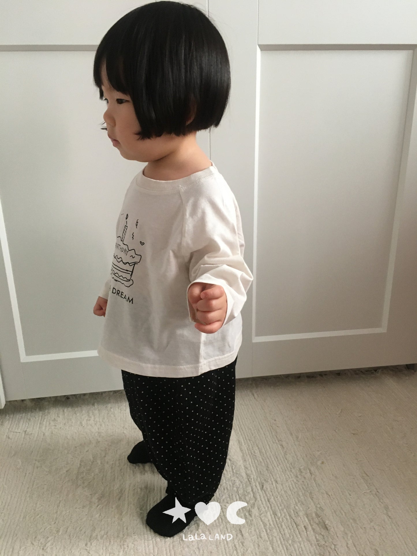 【PRE-ODER〆8.9(sun)】31.Happy Raglan Tee | lalaland