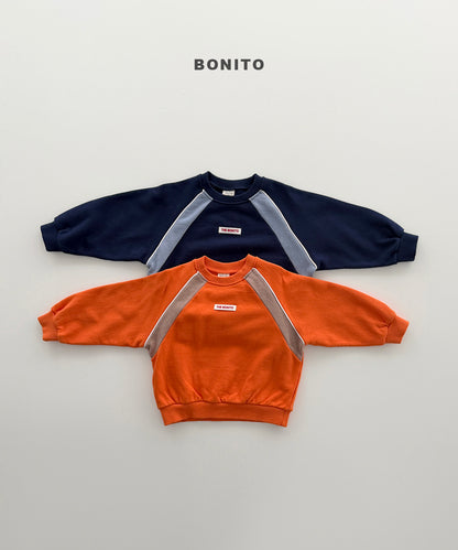 44.Raglan Piping Sweatshirt