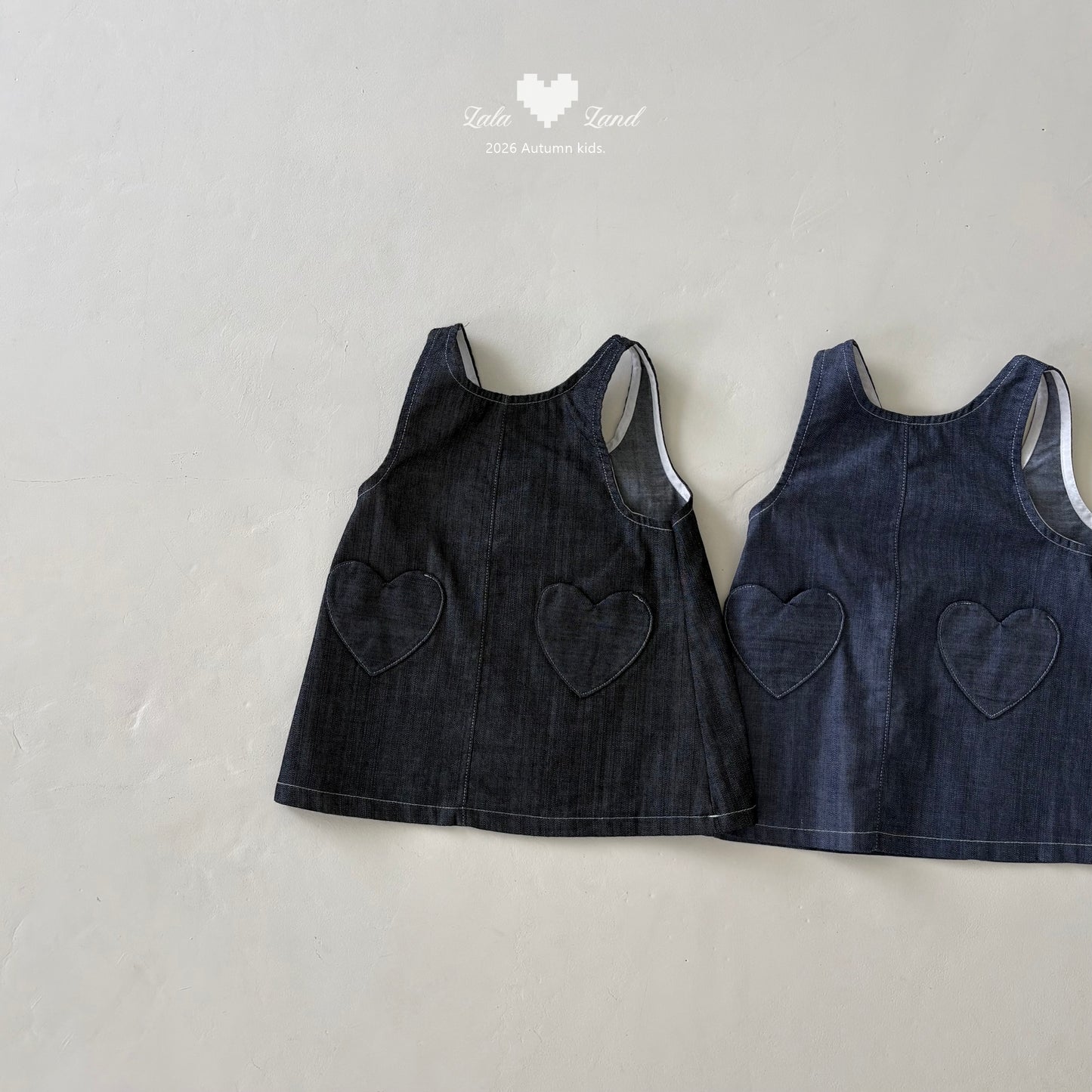 【PRE-ODER〆8.9(sun)】12.Heart-pocket Dress | lalaland