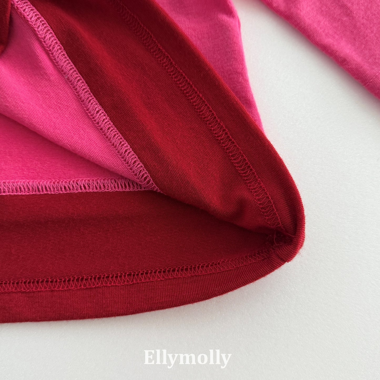【PRE-ODER〆8.9(sun)】13.Rolling Contrast T-Shirt | ellymolly