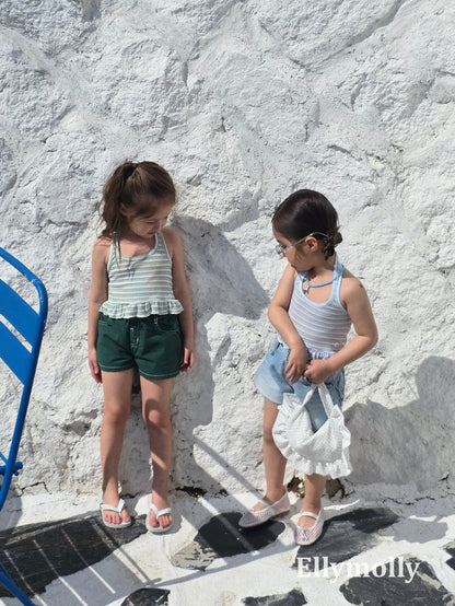 【期間限定 PRE-ODER】15.Salt Halter Frill Sleeveless Top