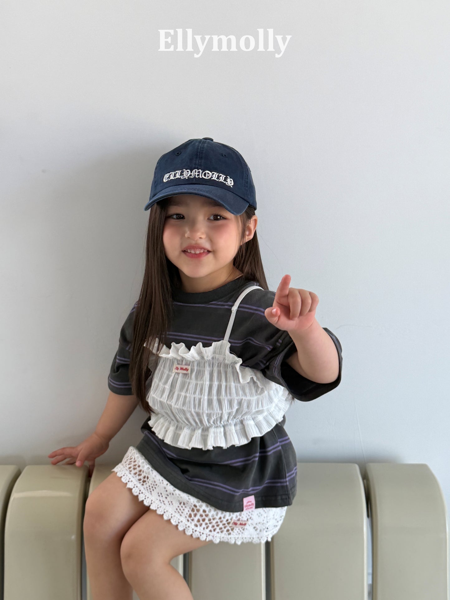 【PREORDER 4日間限定】3.Washed Stripe Box T-Shirt