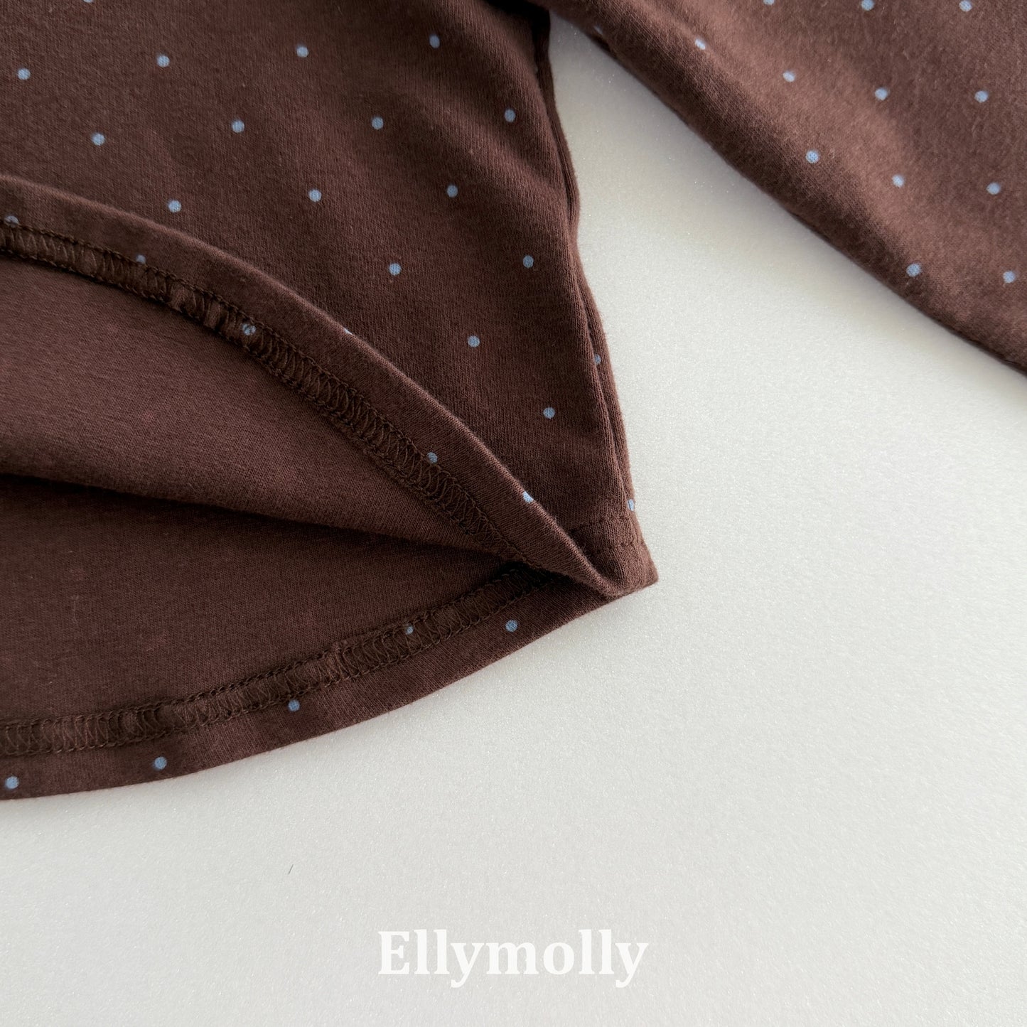 【PRE-ODER〆8.9(sun)】48.Giselle Dot Shirred T-Shirt | ellymolly
