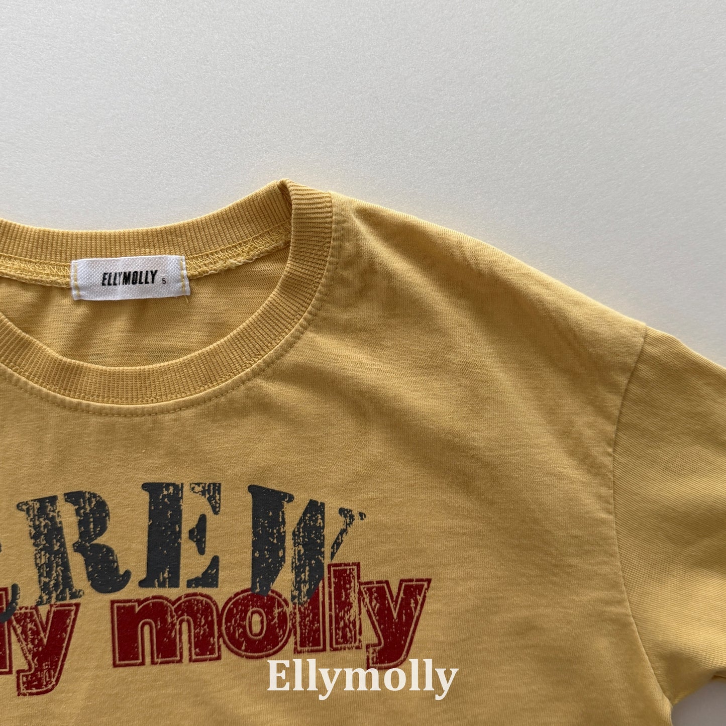 【PRE-ODER〆8.9(sun)】18.Crew Box T-Shirt | ellymolly