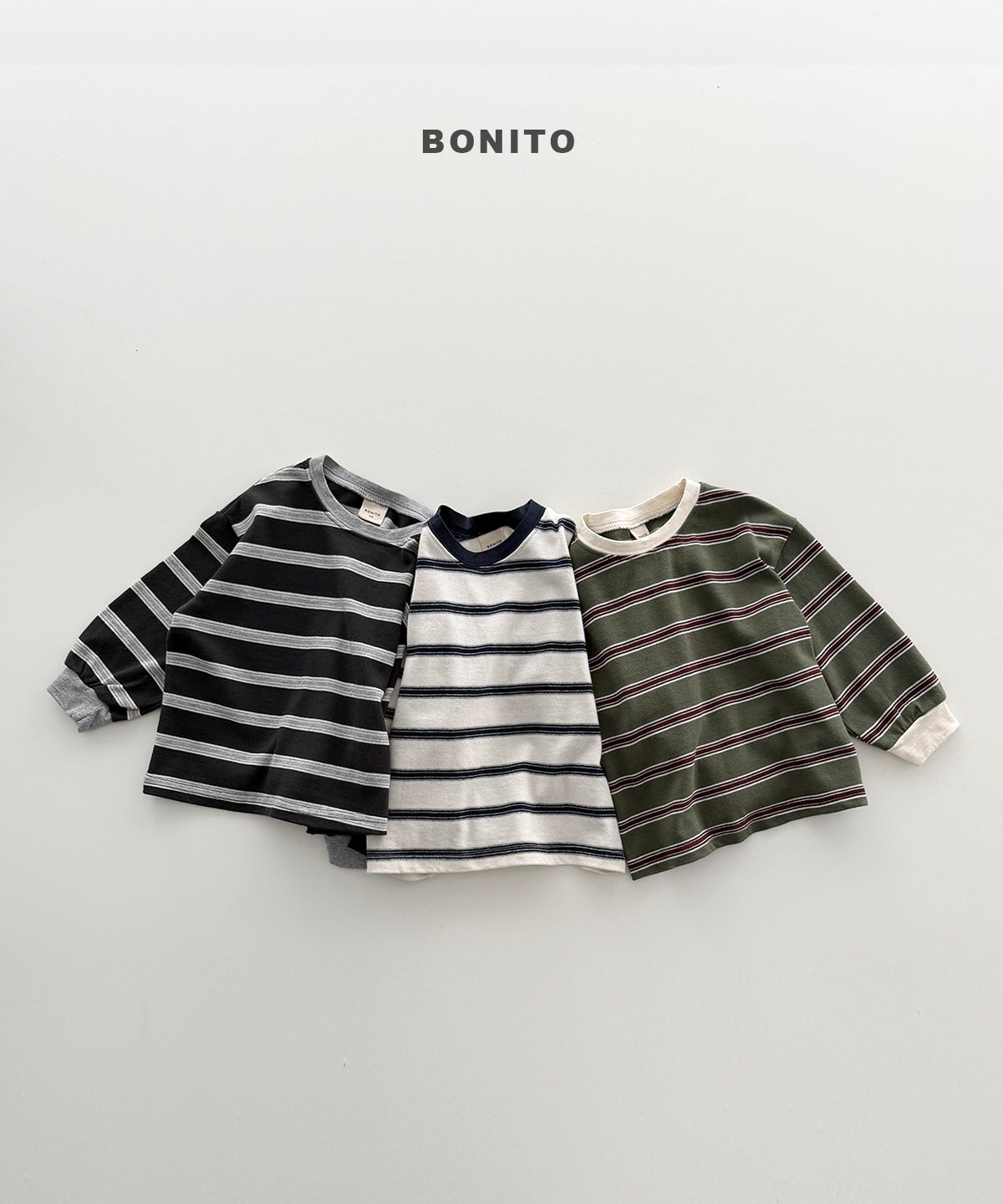 19.Haru Stripe Ribbed T-Shirt