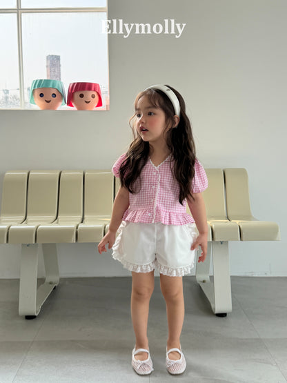 【PREORDER 4日間限定】47.Mesh Frill Shorts