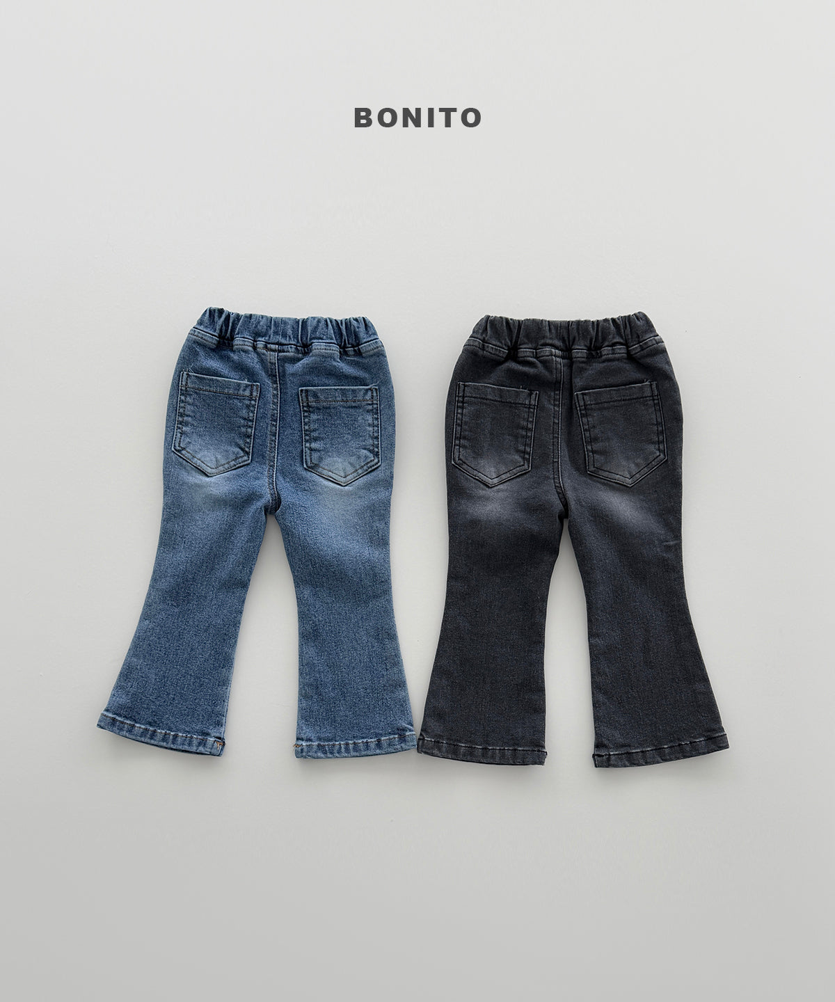 57.Bootcut Stretch Denim Pants