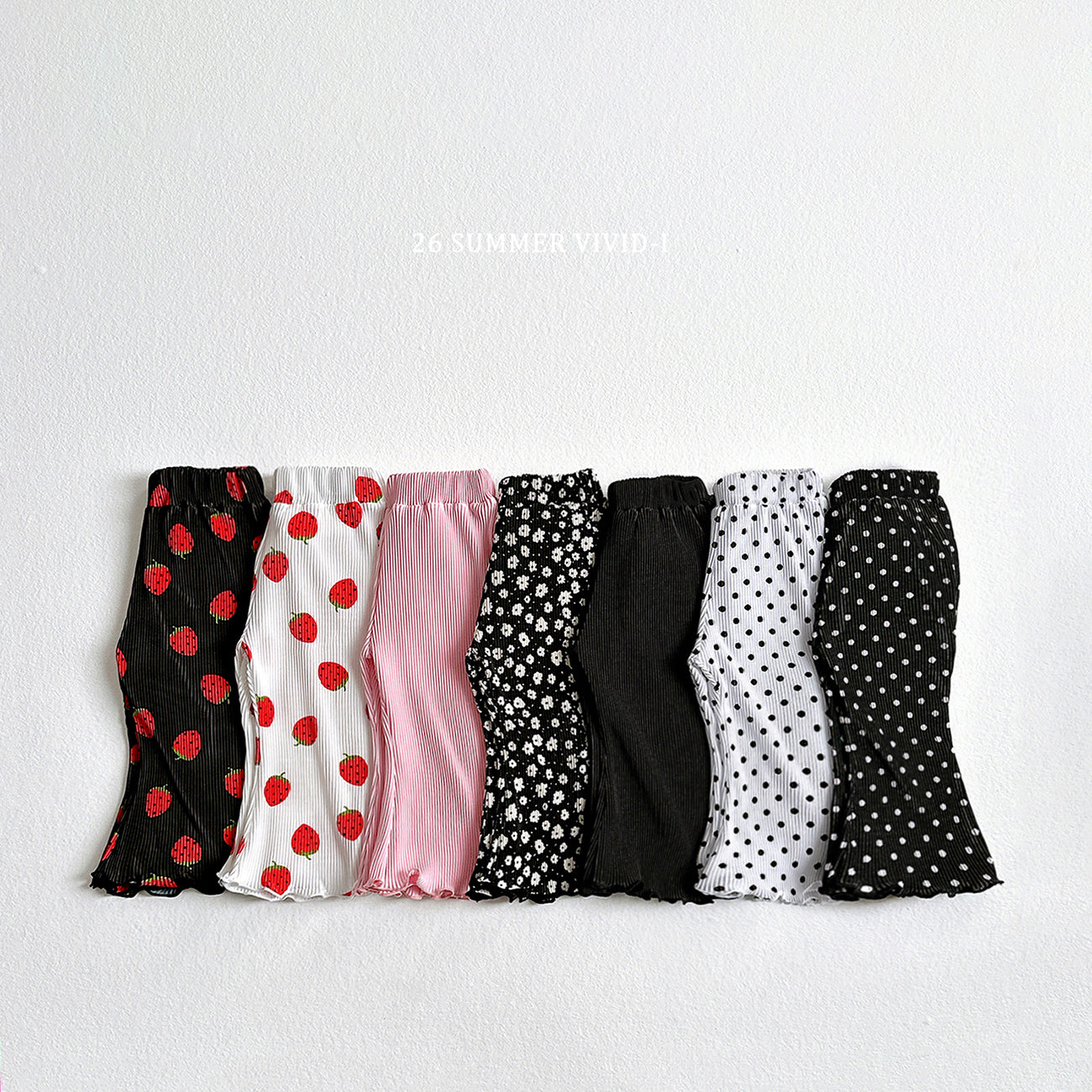 【PREORDER受付終了、ご希望はお問い合わせください。】28.Color Pleats Bell 7分丈 Pants