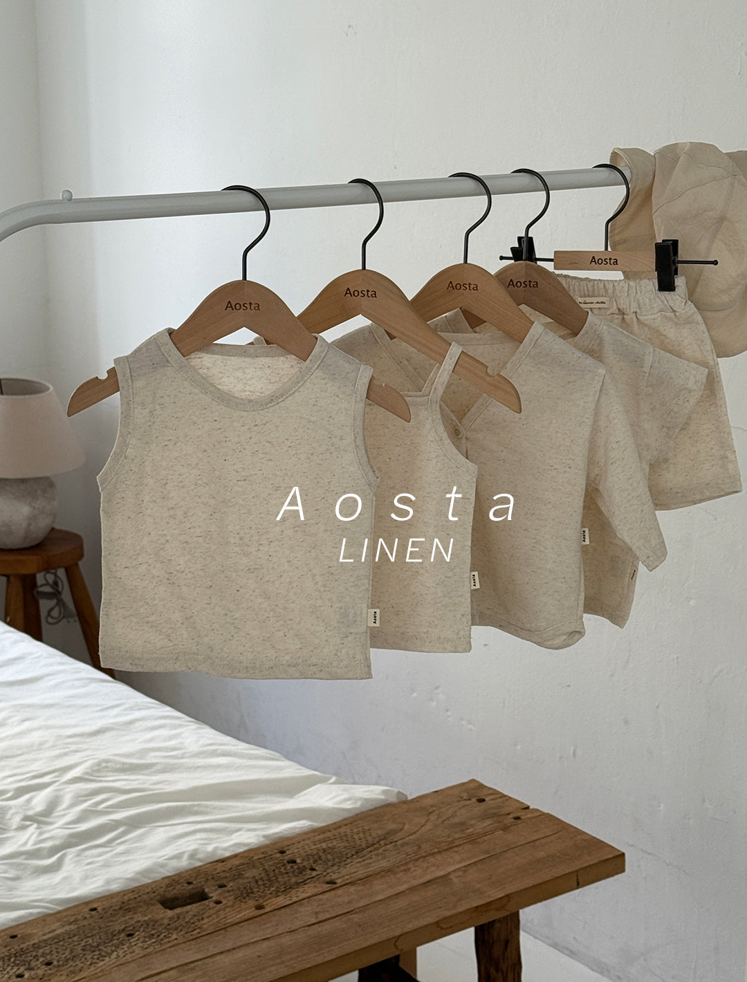 【PREORDER受付終了、ご希望はお問い合わせください。】37.Linen sleeveless T