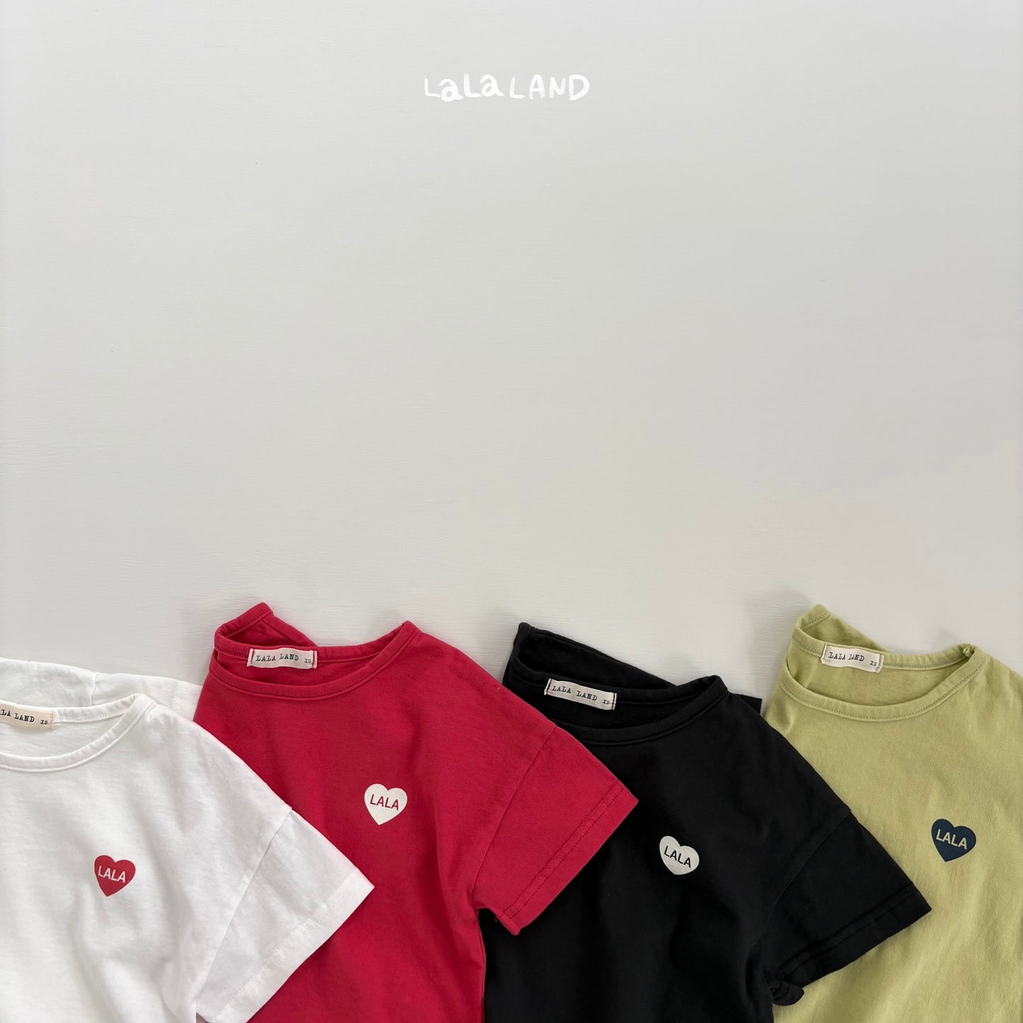 【PREORDER受付終了、ご希望はお問い合わせください。】64.Lala Heart Short Sleeve T-shirt