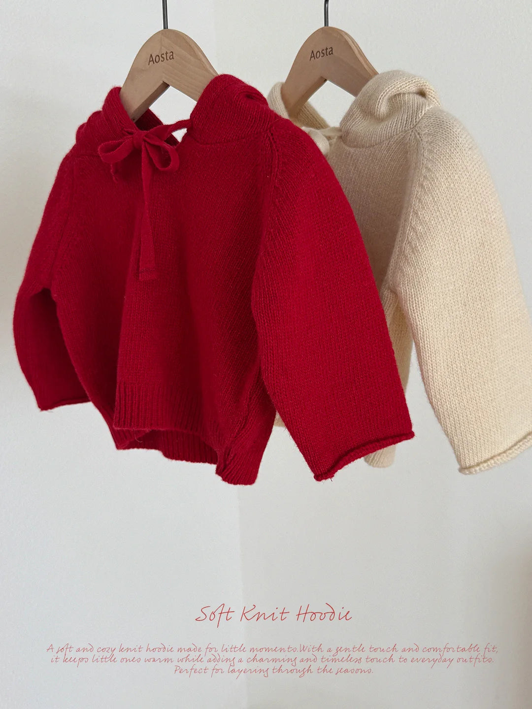 【秋のPRE-ODER 5%OFF】10.Knit Cookie Hoodie