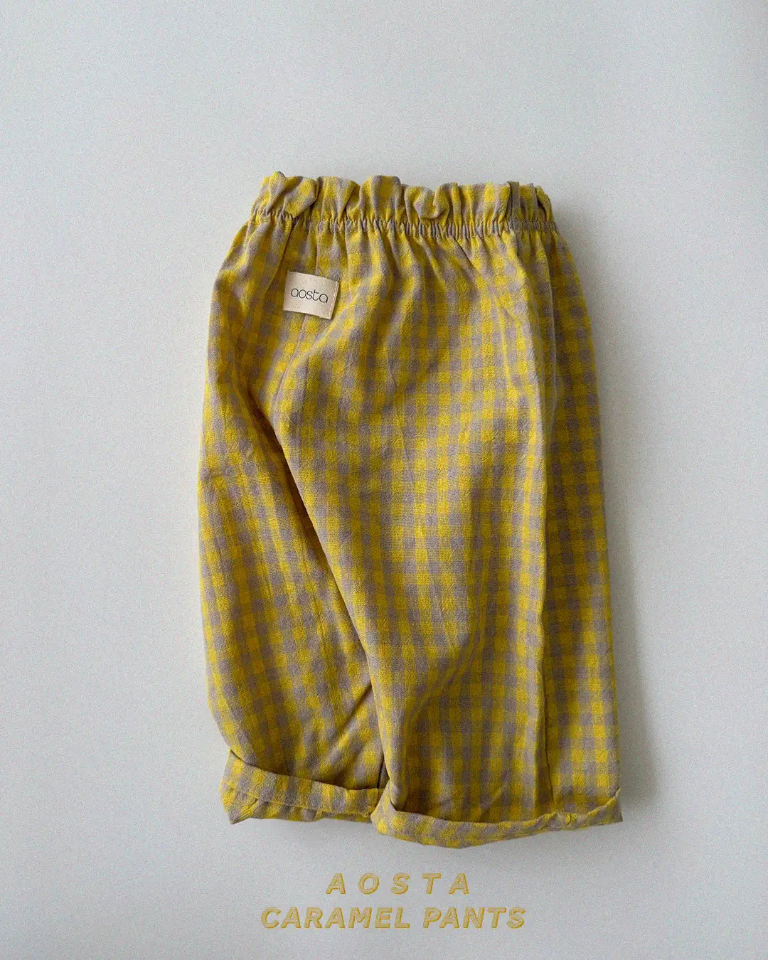 【秋のPRE-ODER 5%OFF】54.Caramel Check Pants