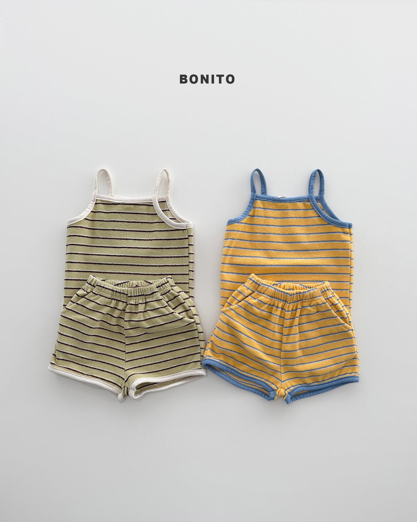 【期間限定 PRE-ODER】5.Bébé Terry Sleeveless Set