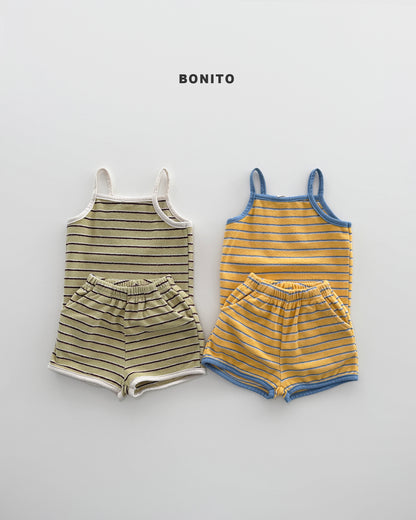 【期間限定 PRE-ODER】5.Bébé Terry Sleeveless Set