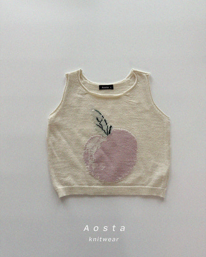 【PREORDER受付終了、ご希望はお問い合わせください。】19.Knit Fruit Vest