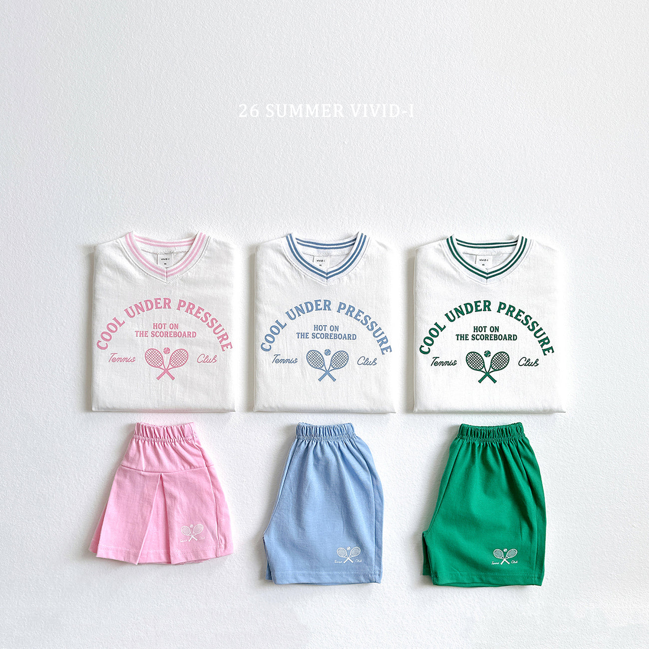 【PREORDER受付終了、ご希望はお問い合わせください。】93.VNeck Tennis Set