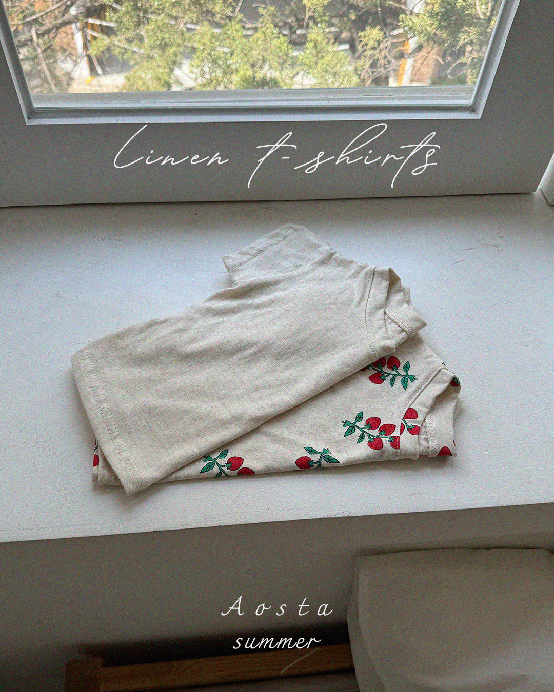 【PREORDER受付終了、ご希望はお問い合わせください。】38.Linen Short Sleeve T