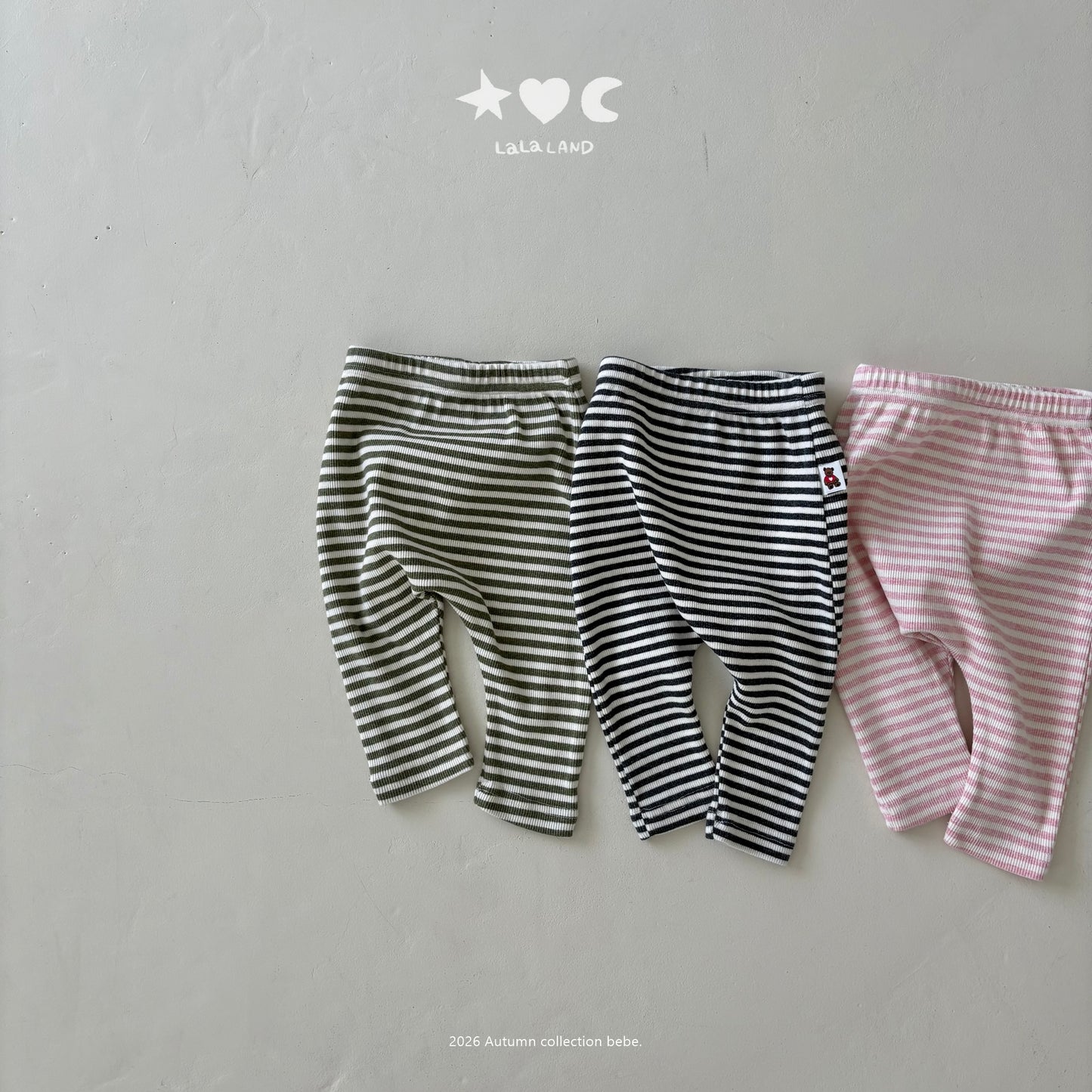 【PRE-ODER〆8.9(sun)】23.Stripe Leggings | lalaland