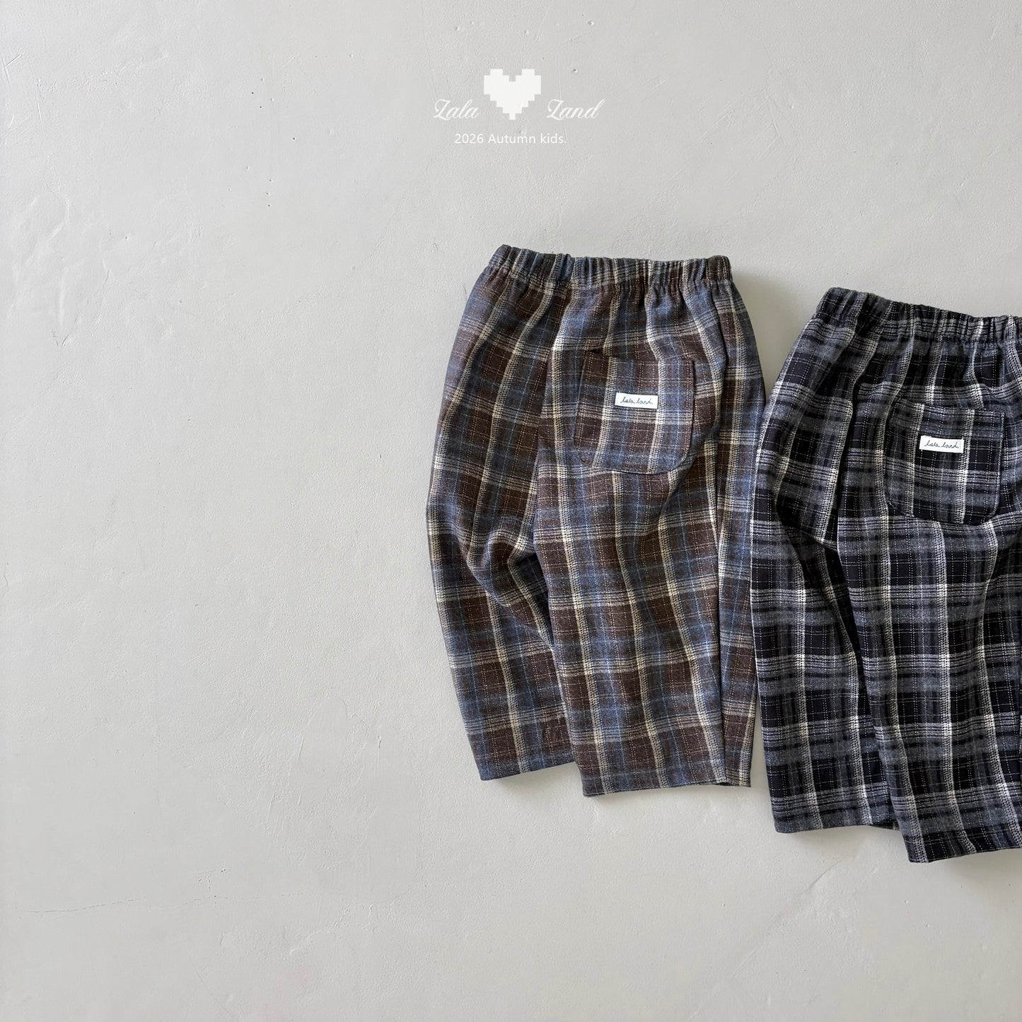 【PRE-ODER〆8.9(sun)】13.Fancy Check Pants | lalaland