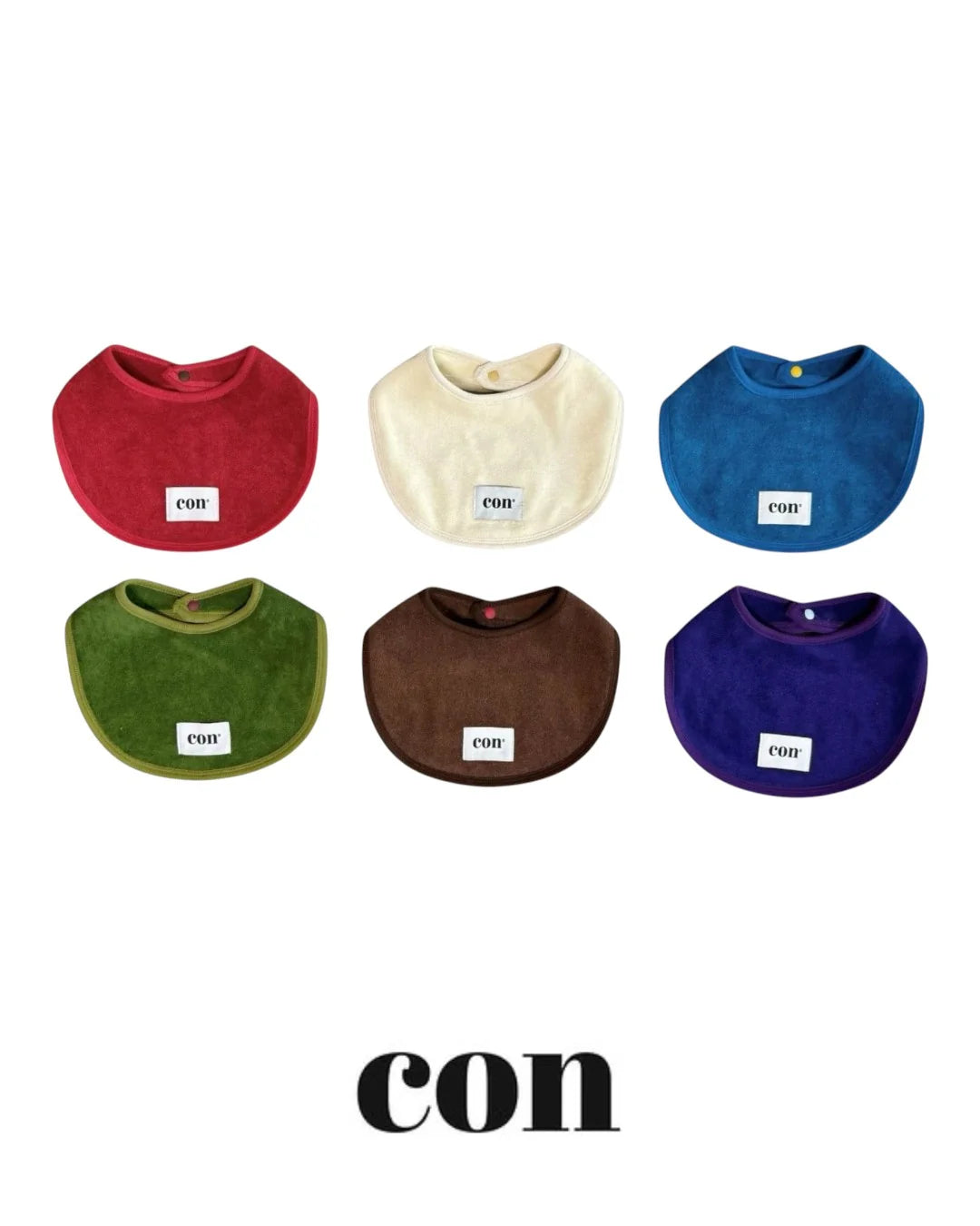 【PRE-ODER〆8.9(sun)】02.CON Solid Bib | CON
