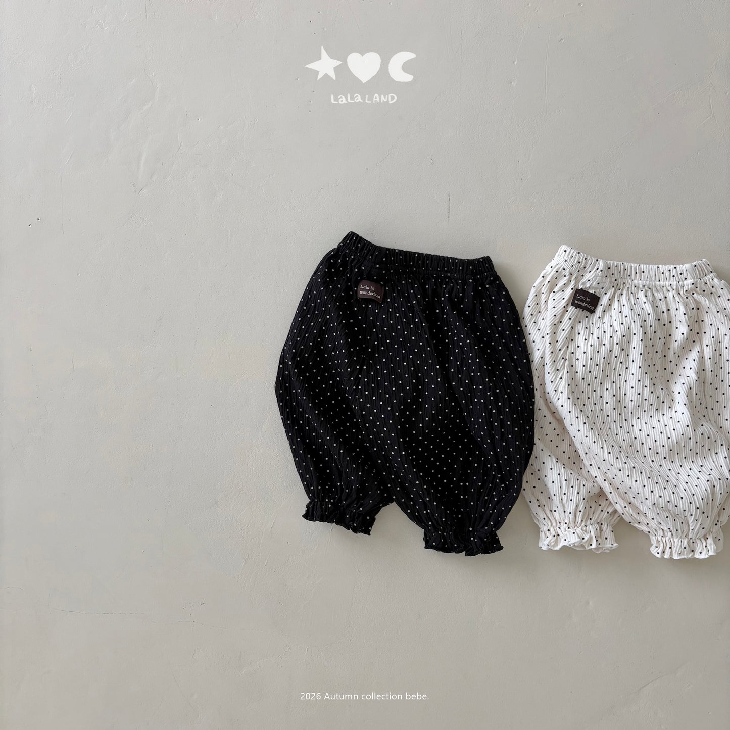 【PRE-ODER〆8.9(sun)】37.Dot Sausage Pants | lalaland