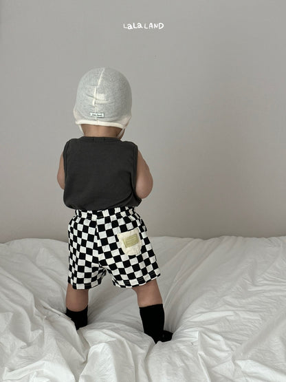 【PREORDER受付終了、ご希望はお問い合わせください。】37.Baby Checkerboard Shorts