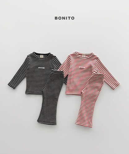 49.Heavyweight Stripe Slim Set