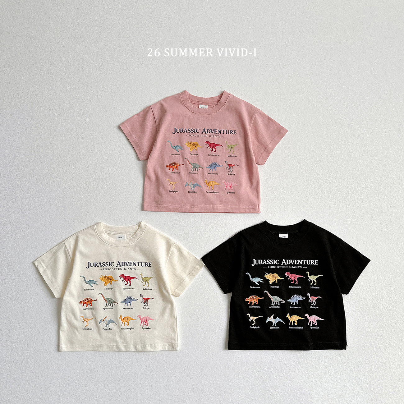 【PREORDER受付終了、ご希望はお問い合わせください。】49.Little Dino ShortSleeve Tee