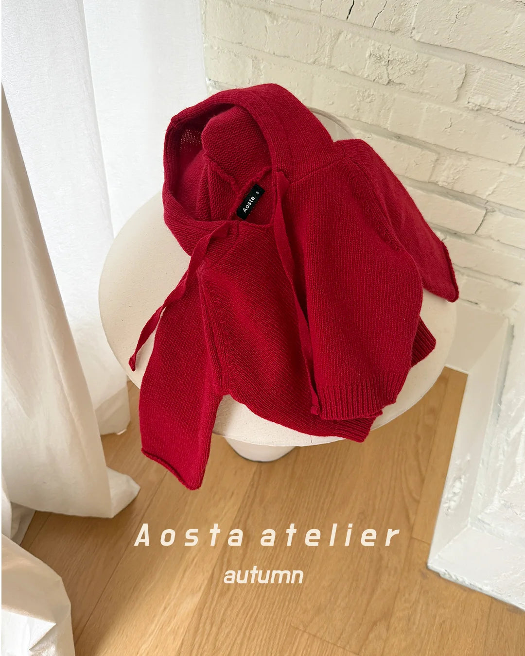 【秋のPRE-ODER 5%OFF】10.Knit Cookie Hoodie