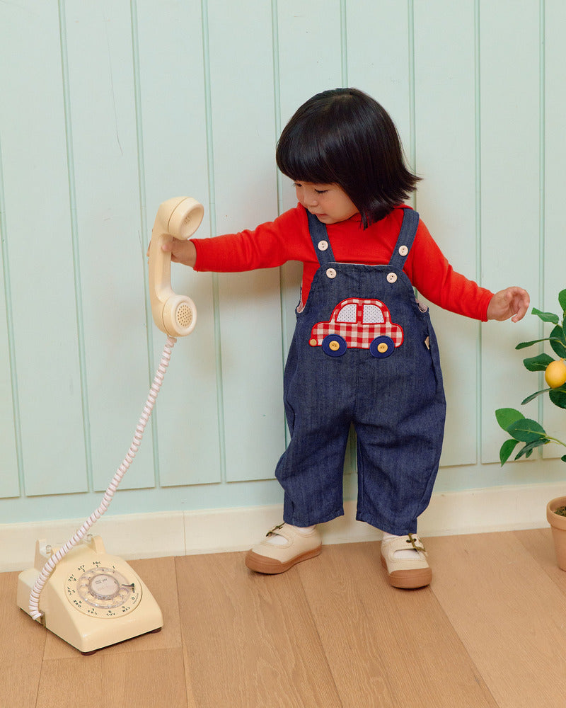 【PRE-ODER〆8.9(sun)】46.Vroom Vroom Denim Overalls | oottbebe