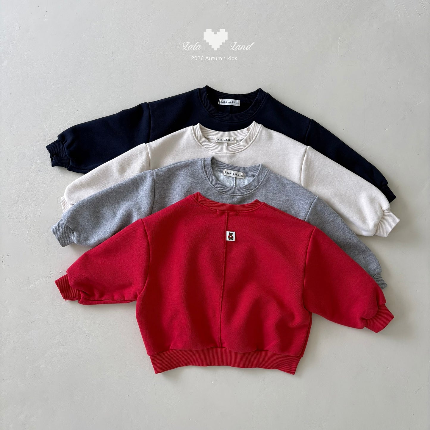 【PRE-ODER〆8.9(sun)】28.Round Panel Sweatshirt | lalaland