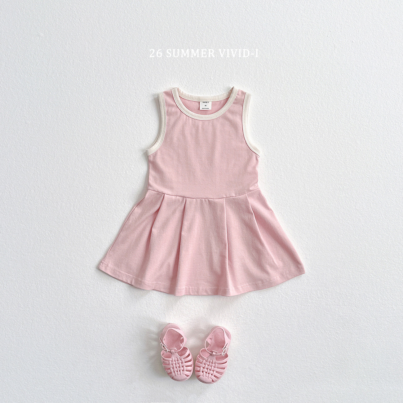 【PREORDER受付終了、ご希望はお問い合わせください。】89.Tennis Sleeveless Dress