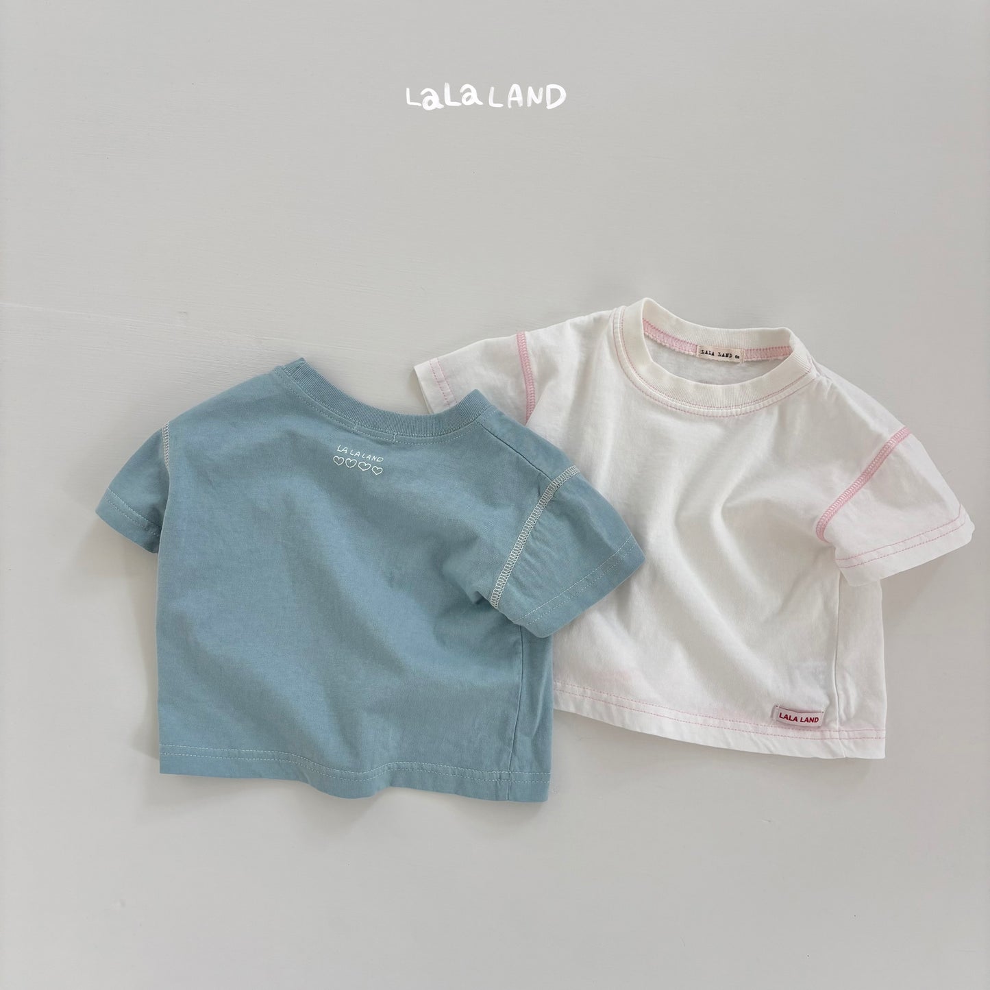 【PREORDER受付終了、ご希望はお問い合わせください。】30.Baby Color Block Point T-shirt