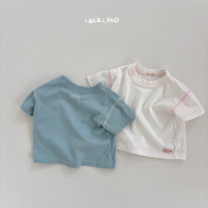 【PREORDER受付終了、ご希望はお問い合わせください。】30.Baby Color Block Point T-shirt